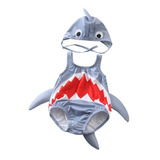 Traje De Baño Para Bebe Disfraz Tiburon Baby Shark
