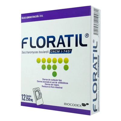 Floratil Cápsulas 250 Mg, 12 Cápsulas | Envío gratis