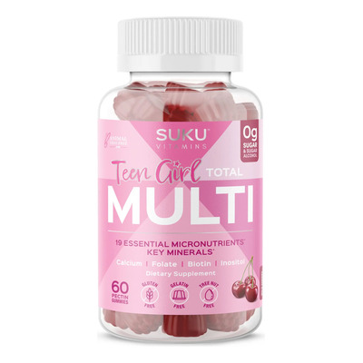 Gomitas Suku Vitaminas Chicas Adolescentes 60 Unidades
