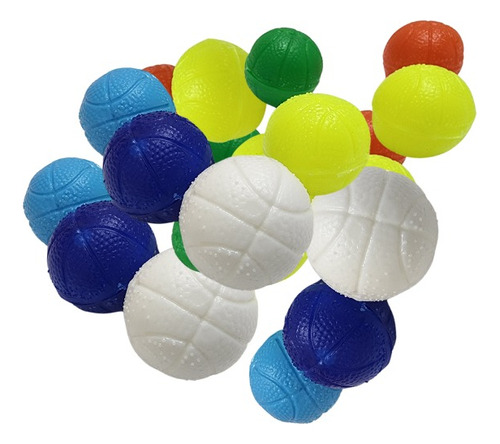 500 Pzas Pelota Super Económica 1 Pulgada Chiclera Pelotera 1p