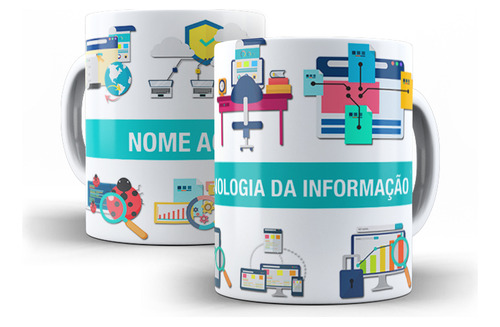 Caneca Profissão Tecnologia Da Informação + Caixinha - Md 01