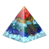 Pirâmide De Cristal Orgone Yoga Proteção Emf Pedra