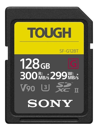 Cartão De Memória Sony Sf-g128t  Sf-g Series Tough 128gb