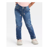 Jeans Pantalón Niña Cat & Jack Skinny Con Ajustables 12meses