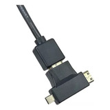 Cable Hdmi Ultradelgado 1.5. Con Adaptador Mini Y Micro Hdmi
