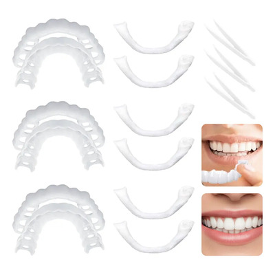 Anebake 3par Dientes Postizos Temporal De Silicona Carillas Dentales | MercadoLibre
