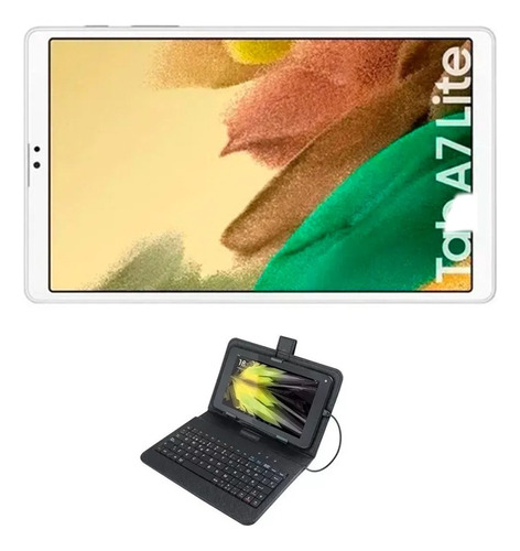 Tablet Samsung Galaxy Gps Wifi + Funda Con Teclado Modelo Nuevo