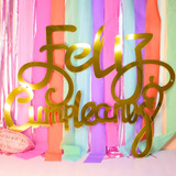 Cartel Colgante Banderin Decoracion Feliz Cumpleaños 