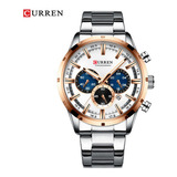 Reloj Curren 8355slrg Plateado Hombre