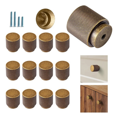 12pz Manijas Para Mueble Perilla Aleación De Aluminio Macizo