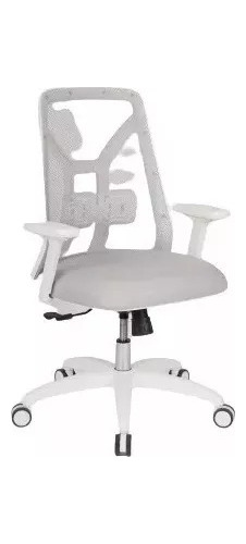 Sillon Ergonómico Ejecutivo Tokio Blanco Brazos Regulables