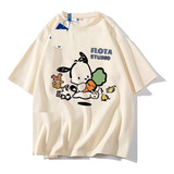 Playera De Manga Corta De Algodón Puro Pochacco Run With Ca