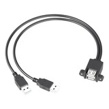 3 Paquete De 2-4 Cables De Extensión Usb 2.0, 3 Piezas