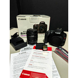 Câmera Canon Sl3 + Lente 18-55mm + Bateria/carregador/cartão