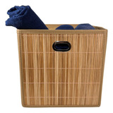 Caja Organizadora Para Almacenamiento De Bambu 28*28cm Mh-48