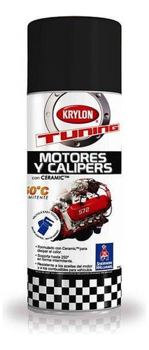 Pintura En Aerosol Krylon Tunning Motores Negro 310g. Sw