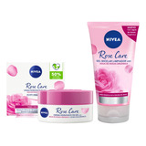 Combo Nivea Rose Care Crema De Día + Gel Facial Micelar