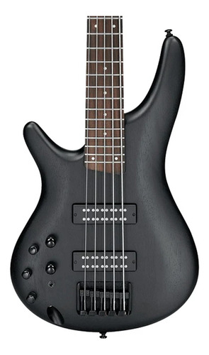 Bajo Ibanez Zurdo Negro  Mate 5 Cuerdas Sr305ebl-wk