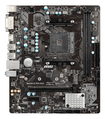 Mother Msi B450m-a Pro Max Ddr4 Am4