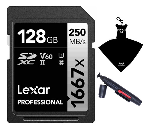 Lexar Tarjeta De Memoria Sdxc Uhs-ii, U3, V60, 128gb