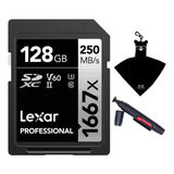 Lexar Tarjeta De Memoria Sdxc Uhs-ii, U3, V60, 128gb