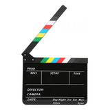 Claqueta Profesional De Escena De Video Director 30x25cm