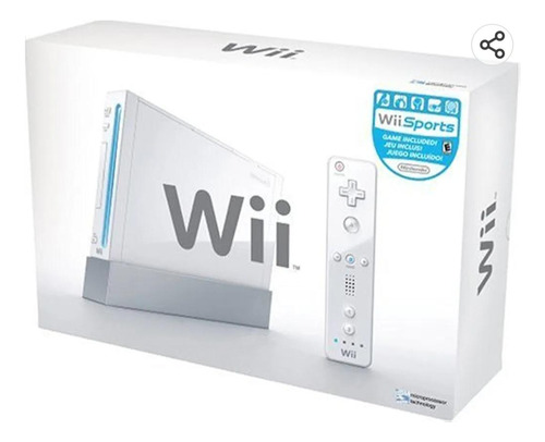 Nintendo Wii Color Blanco En Caja,retrocompatible,wii Sports