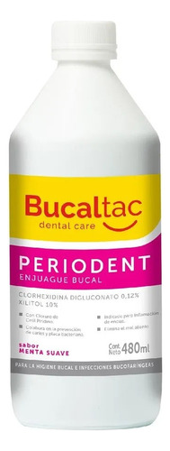 Bucal Tac Periodent Enjuague 480 Ml. Odontología Grimberg 