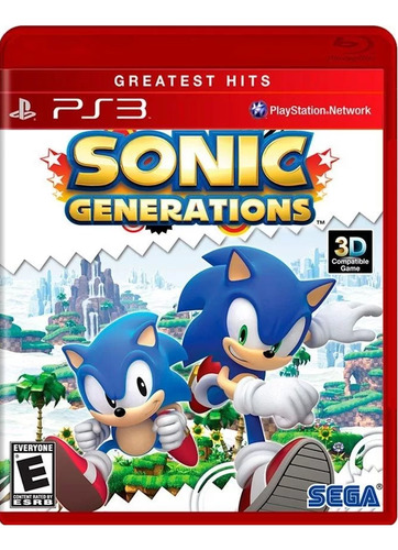 Sonic Generations Ps3 / Juego Físico Nuevo Sellado