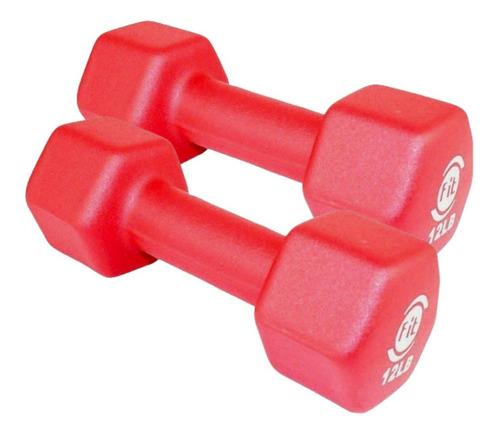 Pesas Mancuernas 12 Lb Set X 2 Unidades Ejercicios Gym