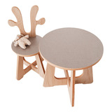 Juego De Mesa 45 Cm Y 60 Cm + 2 Sillas Madera Envío Gratis