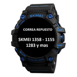 Malla Correa 22mm Skmei 1358 Compatible Casio Seiko Citizen 