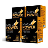 Kit 04 Maca Power 1200mg Vitamina/minerais 60 Caps Maxinutri