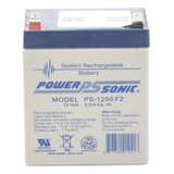 Bateria De Respaldo Power Sonic Ps-1250 F2 12v 5ah 12v Agm