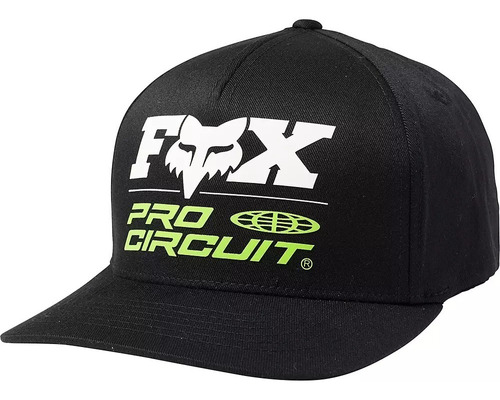 Gorra Fox Flexfit Fox Pro Circuit Casual Downhill Mtb Bmx Mx