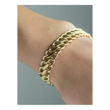 Pulseira Lacraia 8mm Largura Ouro 18k 19cm 6.20 Gramas!