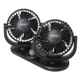 Ventilador Automotivo Duplo Com Ajuste Carro Caminhão 24v