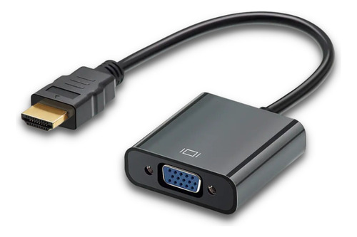 Cable Hdmi A Vga Adaptador/ Notebook O Pc A Monitor Tv Smart