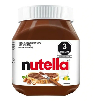 Crema de Avellanas Nutella 200g | MercadoLibre