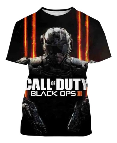 Camiseta Call Of Duty Warzone Impresa En 3d