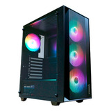 V100 Funda Para Juegos Con 4 Ventiladores Rainbow Preinstala