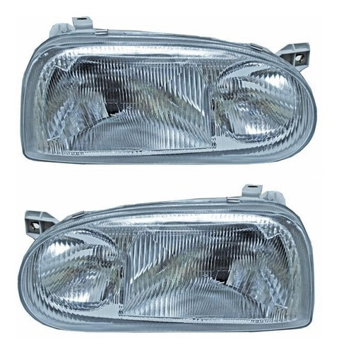 Par De Faros Golf A3 Mk3 Gti 1993 Al 1999 Nuevos Tyc