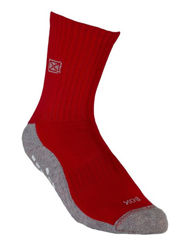 Medias Sox Fútbol Antideslizantes Sox De172b Rojo