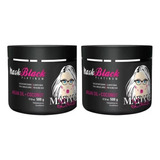 2 Máscaras Black Matizadora Madame Louca 500g + Tônico 