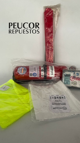 Kit Reglamentario De Seguridad Con Matafuego Para Autos 