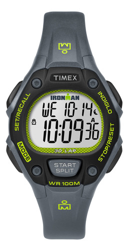 Reloj Timex Ironman Classic 30 Tw5m14000 Con Correa De Resin