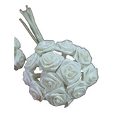 Flores Artificiales De Tela Rococo Medianas 1 Cm  X 144 U