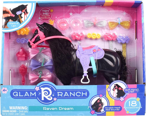 Juguete Caballo Con Accesorios  Raven Dream