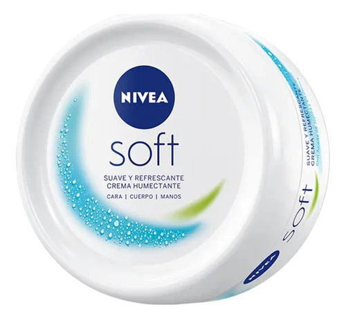 Nivea Soft Crema Corporal Humectante Pote 100 Ml