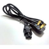 Cable Interlock 1.5m Tipo Trebol Power Para Notebook